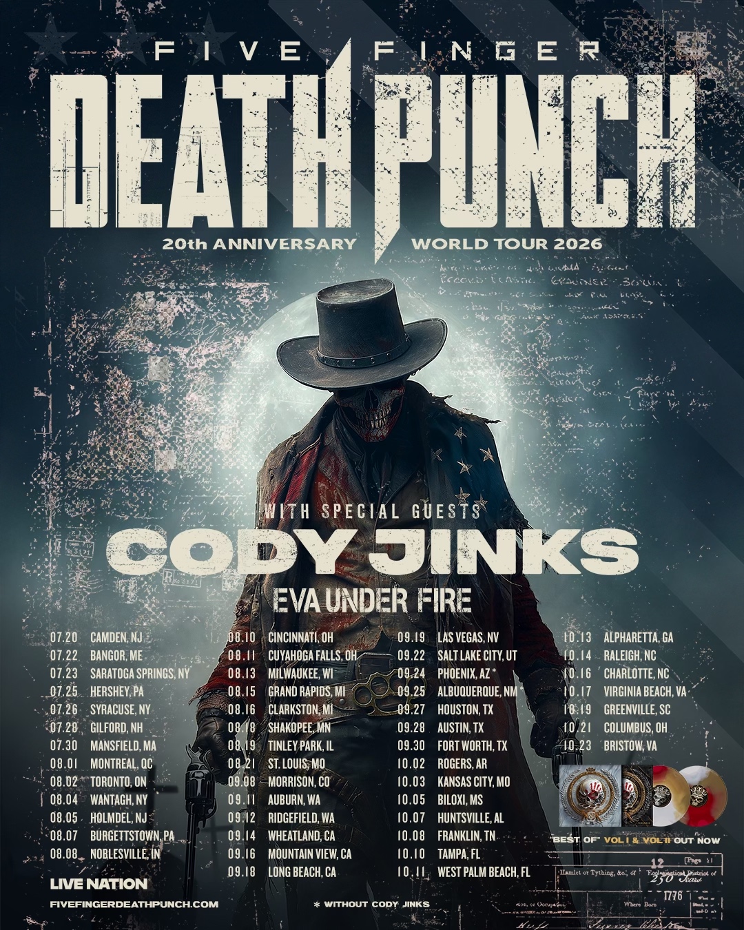Cody Jinks Tour Poster 2026